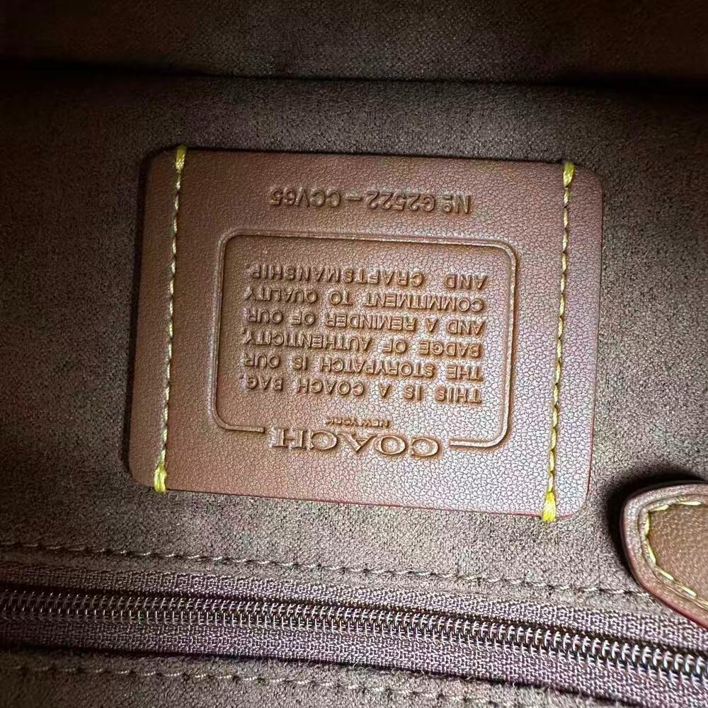 Coach Etta Small Flap Shoulder Bag Signature Chenille CCV65 2025 New Release NWT - Picture 12 of 12
